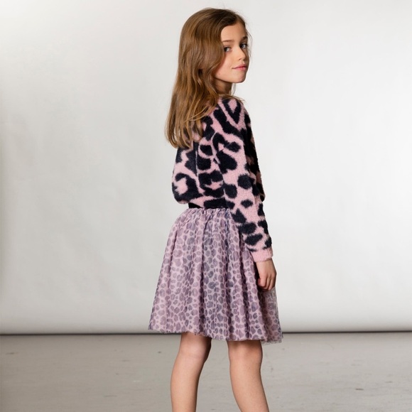 Deux par Deux Pink and Black Fuzzy Sweater - Picture 5 of 10